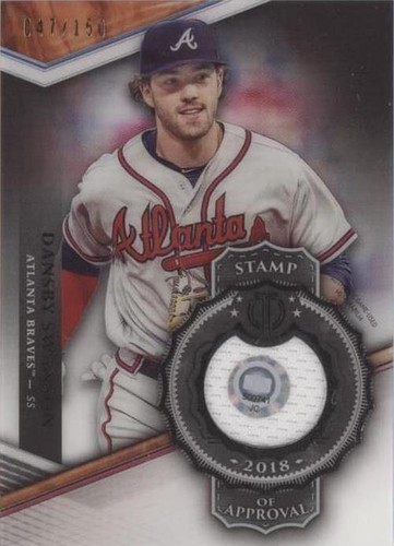 2018 Topps Tribute - Dansby Swanson #SOA-DS