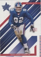 2004 Leaf Rookies & Stars Michael Strahan #61