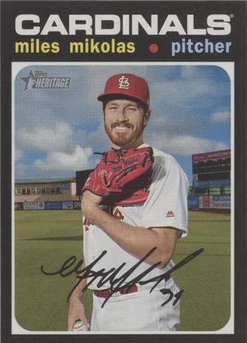 2020 Topps Heritage - Miles Mikolas #288