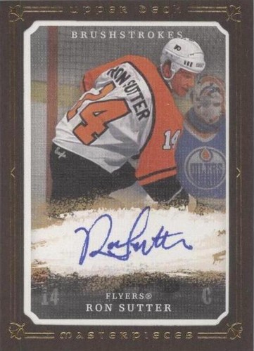 2008-09 Upper Deck Masterpieces - Ron Sutter #MB-SR