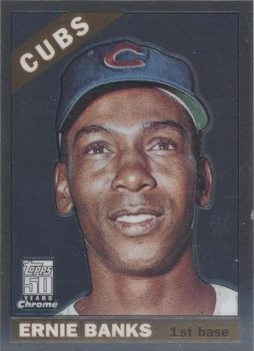 2001 Topps Chrome - Ernie Banks #13