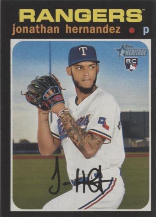 2020 Topps Heritage High Number - Jonathan Hernandez #506