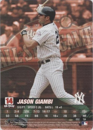 2004 MLB Showdown Pennant Run - Jason Giambi #052