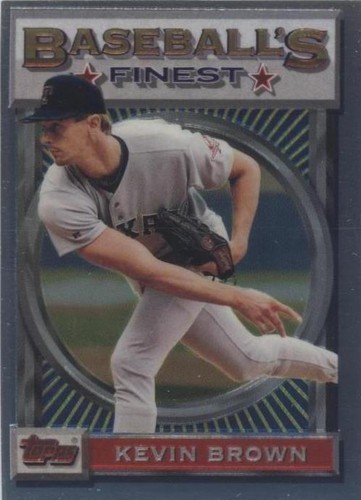 1993 Topps Finest - Kevin Brown #134