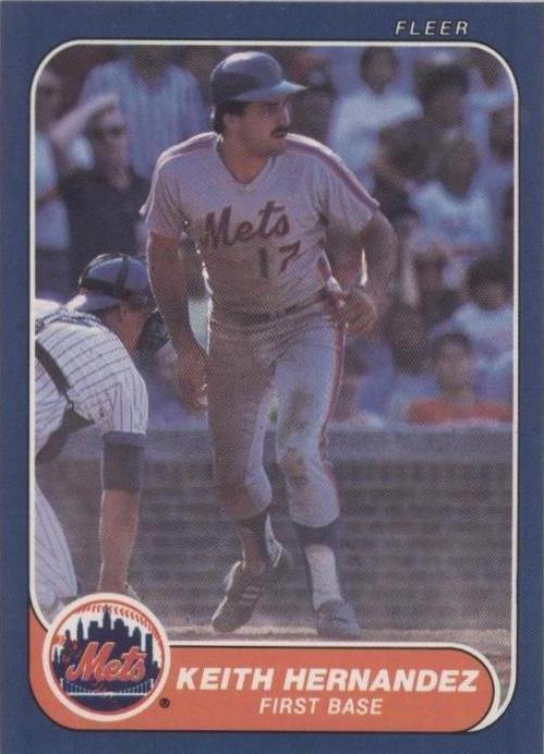 1986 Fleer — Кит Эрнандес No84