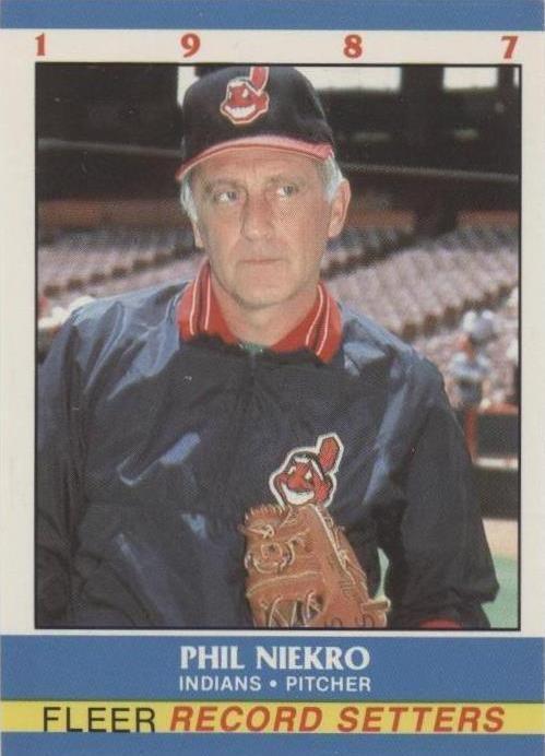 Fleer Baseball Record Setters 1987 - Phil Niekro #25