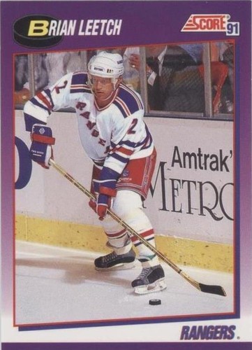 1991-92 Score American - Brian Leetch #5