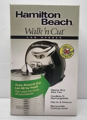 Hamilton Beach 76501G Cordless Compact & Rechargeable Walk'n'Cut Can Opener
