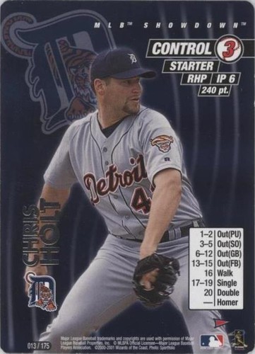 2001 MLB Showdown Pennant Run - Chris Holt #013