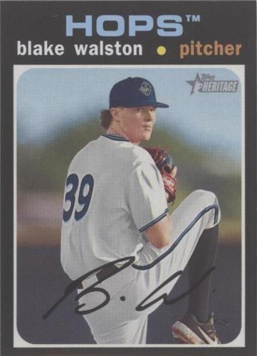 2020 Topps Heritage Minor League Edition - Blake Walston #91