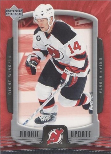 2005-06 Upper Deck Rookie Update - Brian Gionta #58