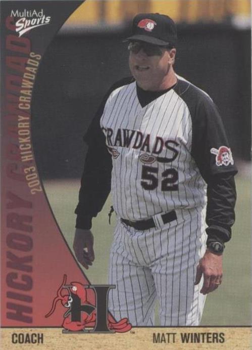 2003 MultiAd Sports Hickory Crawdads Update - Matt Winters #3