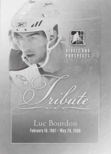 2011-12 In the Game Heroes and Prospects - Luc Bourdon #197