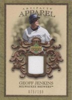 2007 Upper Deck Artifacts - Geoff Jenkins #MLB-GJ