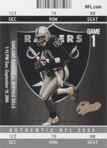 2004 Fleer Authentix Jerry Rice #56