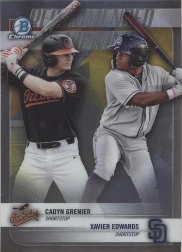 2018 Bowman Draft - Cadyn Grenier Xavier Edwards #RV-GE