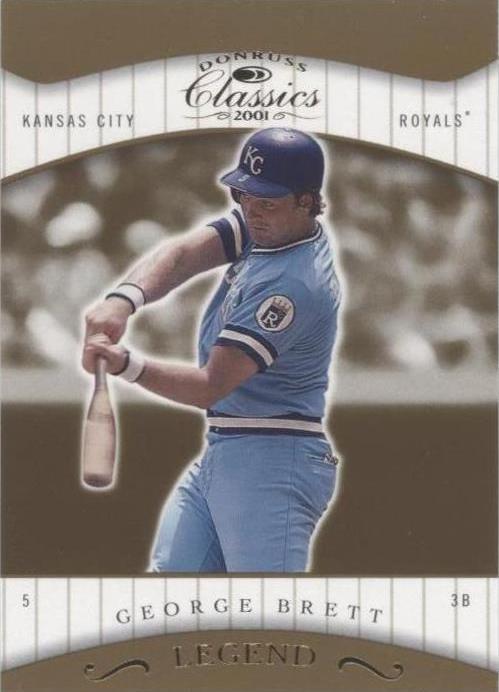 2001 年 Donruss 经典 - George Brett #154