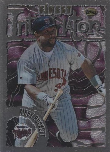 1996 Topps Finest - Kirby Puckett #79