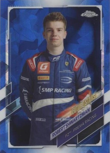 2021 Topps Chrome Sapphire Edition Formula 1 - Robert Shwartzman #58