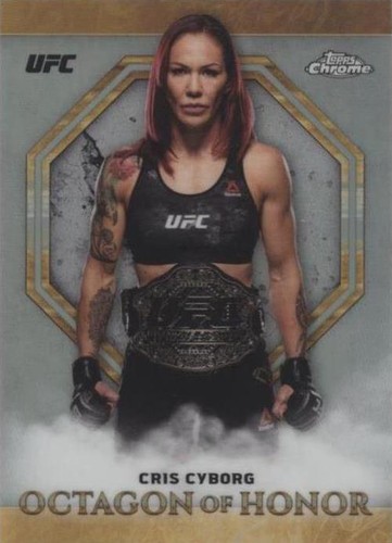 2019 Topps Chrome UFC - Cris Cyborg #OH-CJ