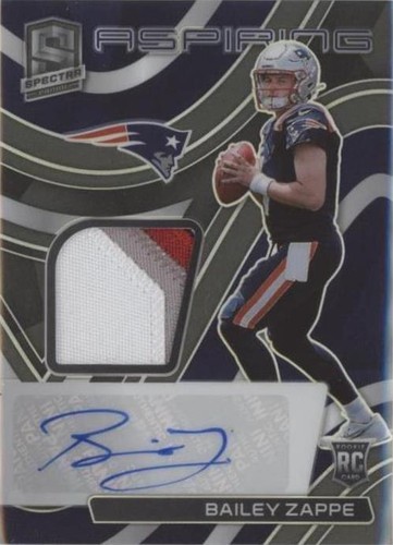 2022 Panini Spectra Bailey Zappe #APA-BZA
