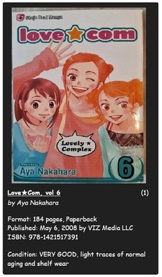 Love Com | by Aya Nakahara: Pick & Choose manga volumes