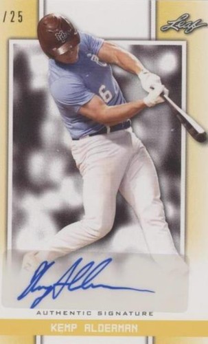 2019 Leaf Perfect Game National Showcase - Kemp Alderman #BA-KA1