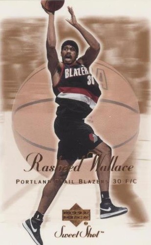 2001-02 Upper Deck Sweet Shot - Rasheed Wallace #70