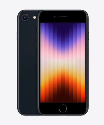 Apple iPhone SE 3rd Gen 64GB Midnight (Unlocked / A2595) MMX53LL/A