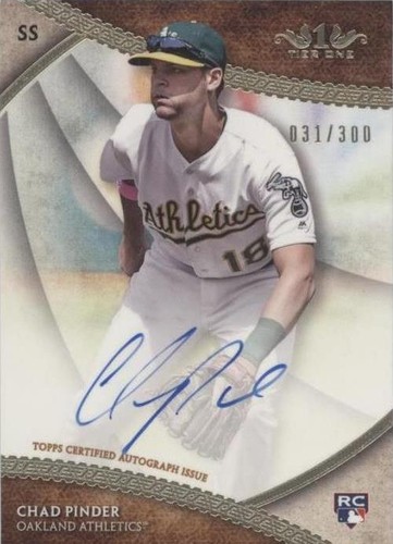 2017 Topps Tier One - Chad Pinder #BOA-CP