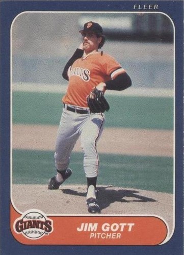 1986 Fleer - Jim Gott #542