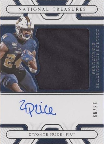 2022 Panini National Treasures Collegiate D'Vonte Price #SS-DVP