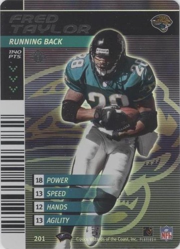 2001-02 NFL Showdown 1st Edition Fred Taylor #201