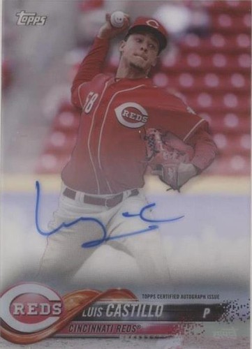 2018 Topps Clearly Authentic Autographs - Luis Castillo #CAA-LC