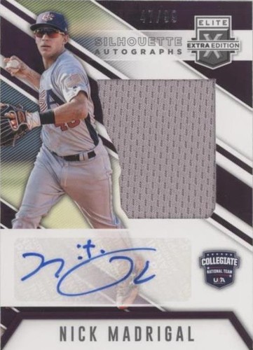 2017 Panini Elite Extra Edition - Nick Madrigal #USCS-NM
