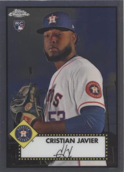 2021 Topps Chrome Platinum Anniversary - Cristian Javier #58