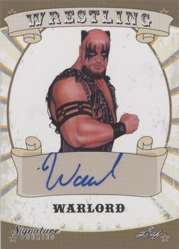 2016 Leaf Signature Series Wrestling - Warlord #87