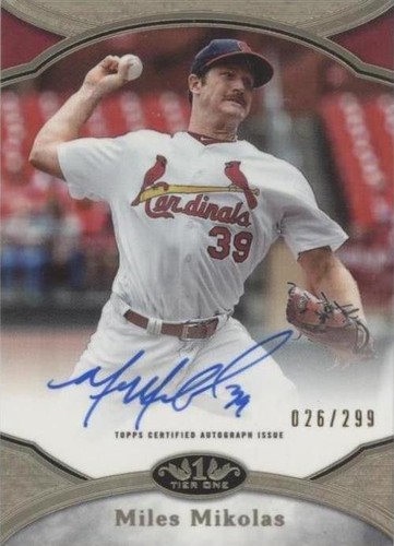 2020 Topps Tier One - Miles Mikolas #PPA-MMI