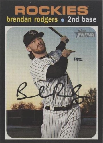 2020 Topps Heritage - Brendan Rodgers #44