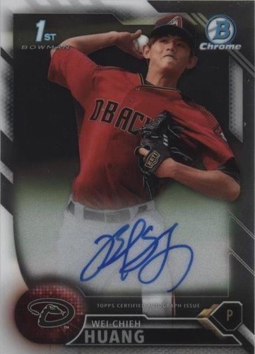 2016 Bowman Chrome - Wei-Chieh Huang #CPA-WH