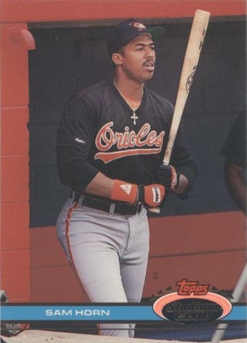 1991 Topps Stadium Club - Sam Horn #316