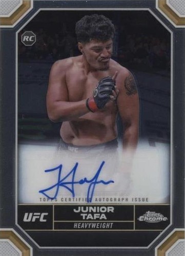 2024 Topps Chrome UFC - Junior Tafa #CRA-JTA