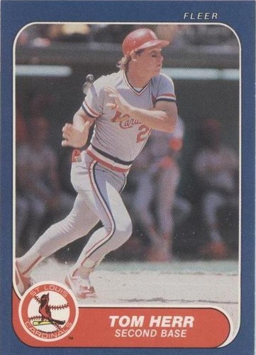 1986 Fleer - Tom Herr #37
