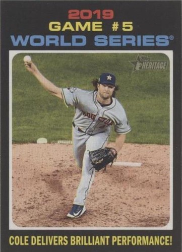 2020 Topps Heritage - Gerrit Cole #331