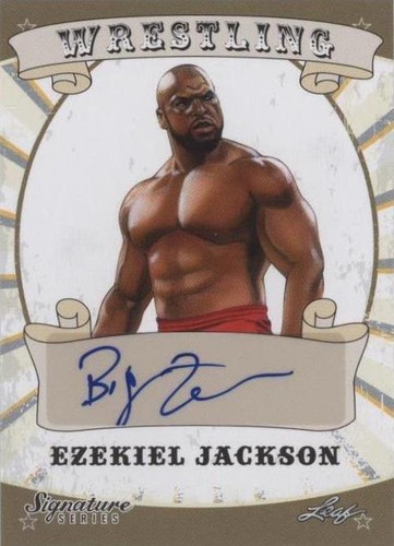 2016 Leaf Signature Series Wrestling - Ezekiel Jackson #24
