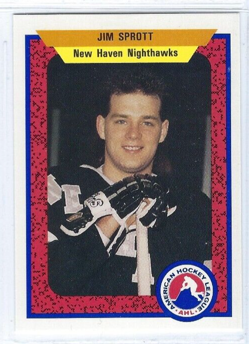 1991-92 ProCards New Haven Nighthawks #377 Jim Sprott | eBay