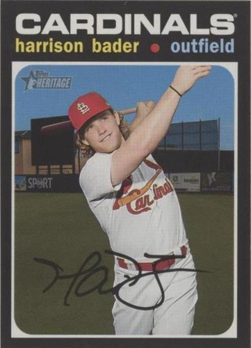 2020 Topps Heritage - Harrison Bader #80