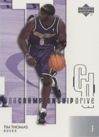 2002-03 Upper Deck Championship Drive - Tim Thomas #48