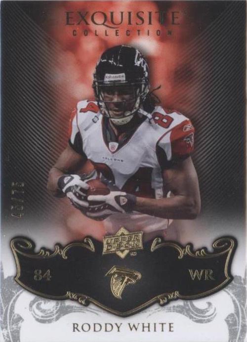 2008 Upper Deck Exquisite Collection Roddy White #6