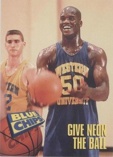 1994-95 Blue Chips Give Neon The Ball Shaquille O'Neal #73 | eBay